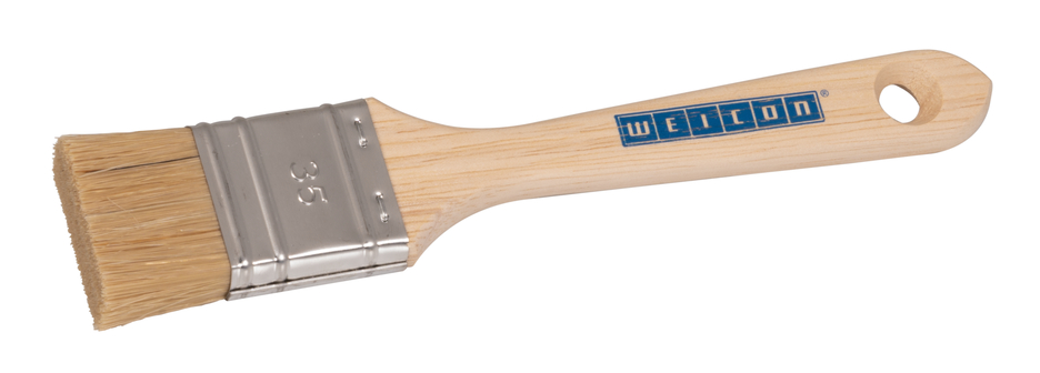 Kartáč krátký, plochý, Plastiková ocel | short bristle brush for thick coatings Kartáč krátký, plochý, Plastiková ocel | short bristle brush for thick coatings