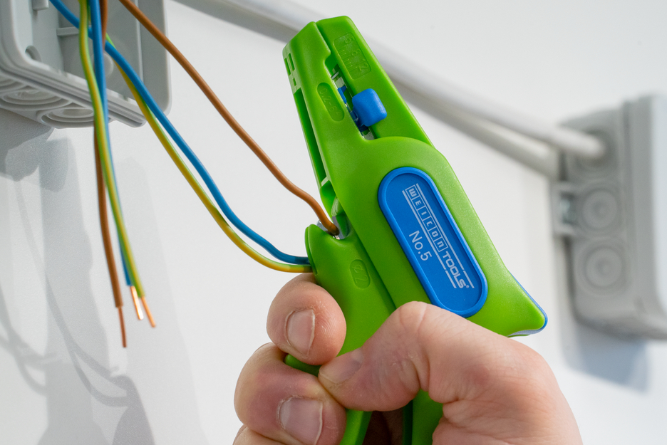 Kabelové kleště No. 5 Green Line | pro všechny běžné lankové a plné vodiče, pracovní rozsah 0,2 - 6,0 mm²