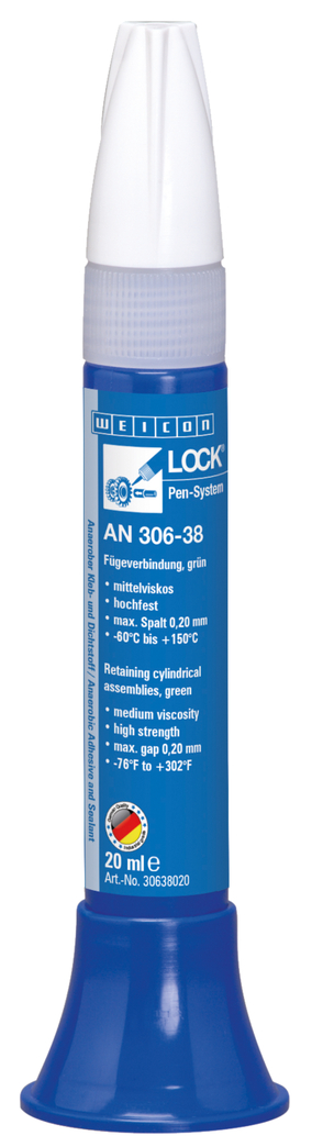 WEICONLOCK® AN 306-38 Spojování dílů jako ložiska, hřídele, pouzdra | vysoká pevnost, se schválením pro pitnou vodu