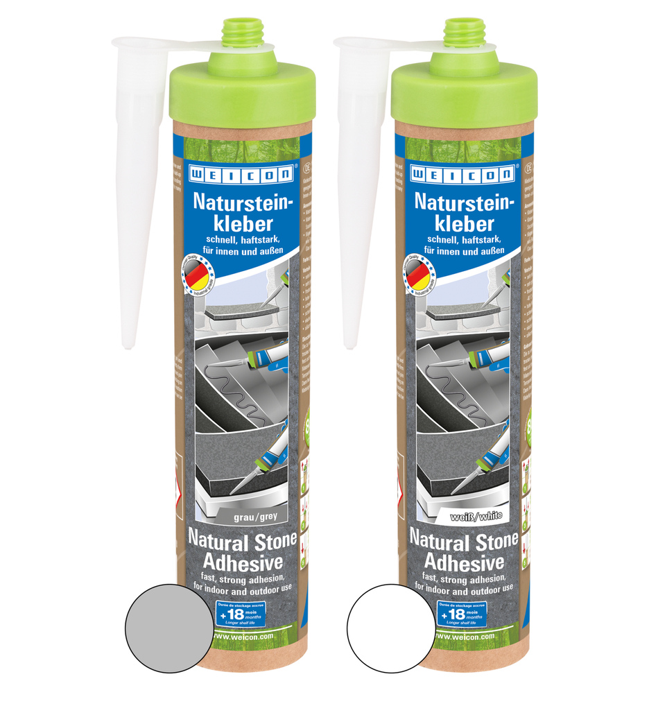 Lepidlo na přírodní kámen WEICON | pro pokládku přírodního kamene, kameniny a keramiky