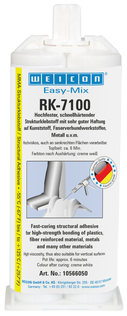Easy-Mix RK-7100 | strukturní akrylátové lepidlo, rychle vytvrzující Easy-Mix RK-7100 | strukturní akrylátové lepidlo, rychle vytvrzující
