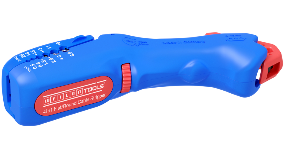 Odizolovač plochých a kulatých kabelů | Pro všechny standardní ploché kabely do šířky 18 mm a všechny standardní kulaté kabely o průměru 6-13 mm.