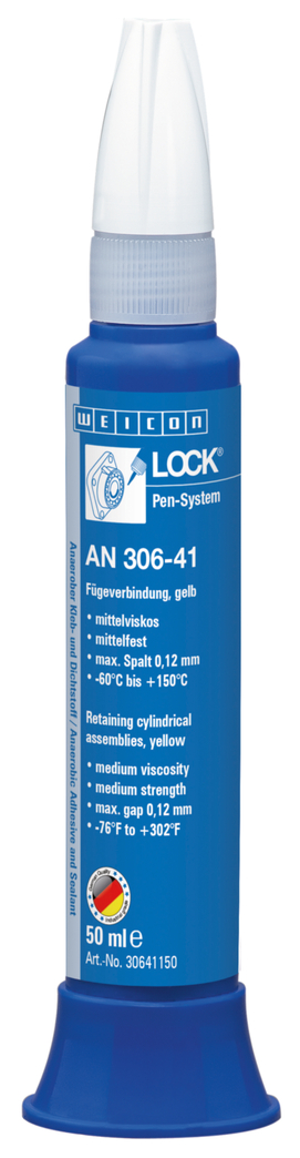 WEICONLOCK® AN 306-41 | pro ložiska, hřídele a pouzdra, střední pevnost, střední viskozita