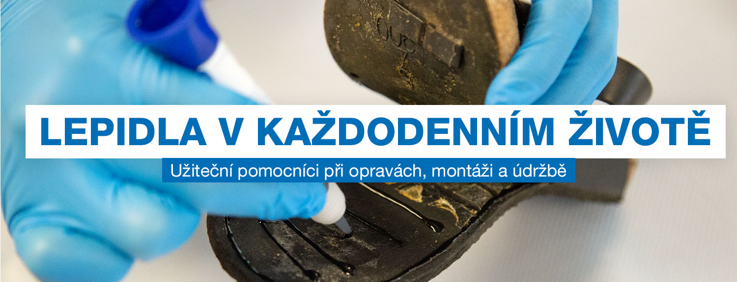 glue, shoe, repair, sole, gloved hands