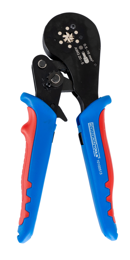 Krimpovací kleště 16 mm² HEX | šestihranný krimpovací nástroj pro snadné zasunutí do kulatých svorek