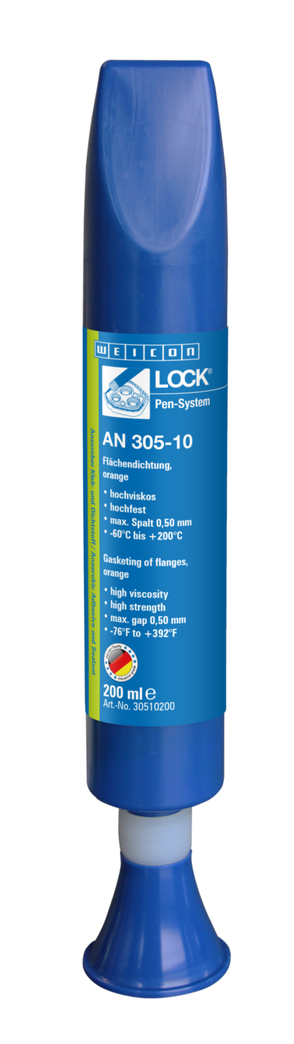 WEICONLOCK® AN 305-10 | pro těsnění přírub, vysoká pevnost, vysoká viskozita, BAM-testováno