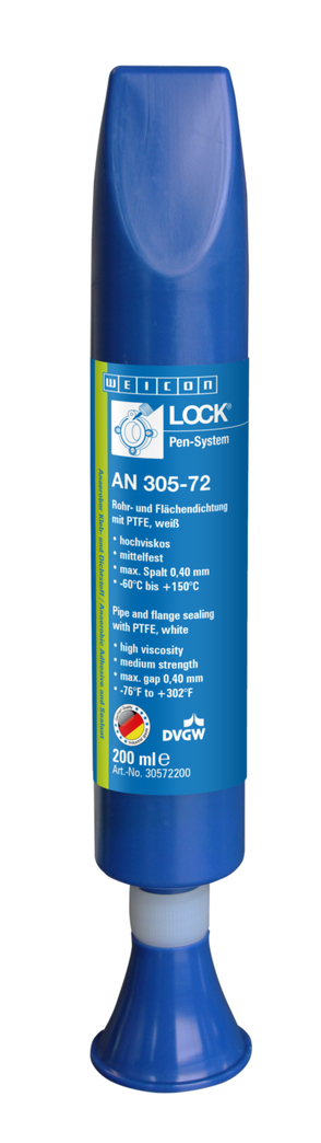 WEICONLOCK® AN 305-72 | s PTFE, střední pevnost, se schválením pro pitnou vodu