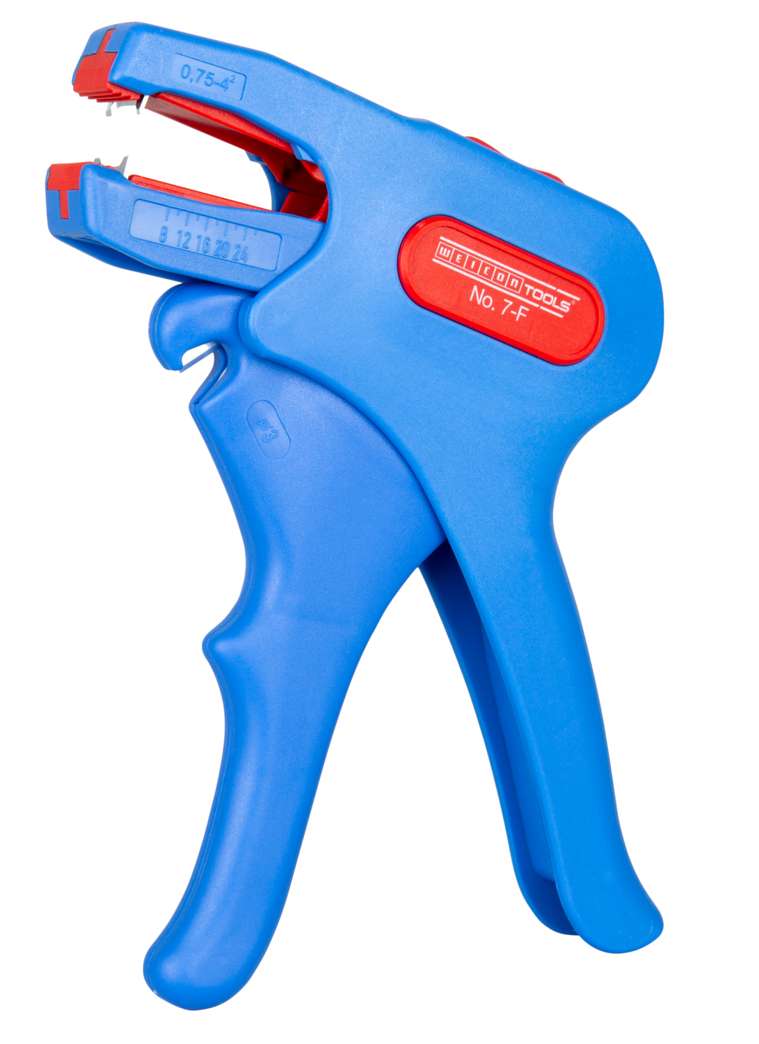 Odizolovací kleště No. 7-F | pro odpláštění a odizolování běžných plochých kabelů, pracovní rozsah 0,75 - 4,0 mm².