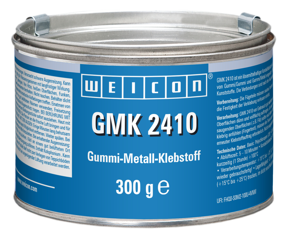 GMK 2410 | vysokopevnostní a rychle tuhnoucí 1 komponentní gumo-kovové lepidlo GMK 2410 | vysokopevnostní a rychle tuhnoucí 1 komponentní gumo-kovové lepidlo