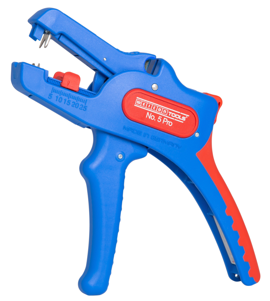 Odizolovací kleště No. 5 Pro | pro všechny běžné lankové a plné vodiče, pracovní rozsah 0,2 - 16,0 mm² Odizolovací kleště No. 5 Pro | pro všechny běžné lankové a plné vodiče, pracovní rozsah 0,2 - 16,0 mm²
