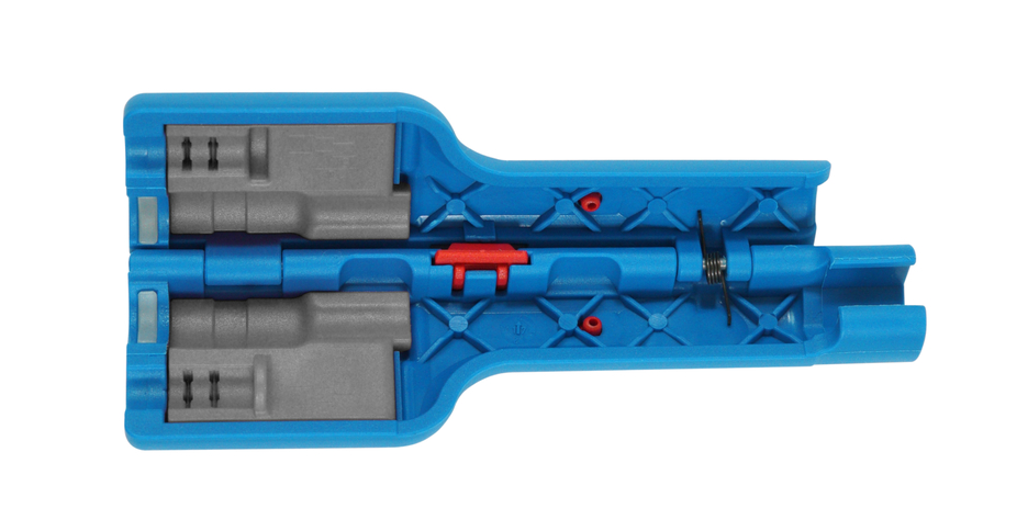 Nůž na koax No. 1 F Plus - pro mini a midi koaxiální kabely | pro odpláštění a odizolování koaxiálních kabelů vč. pomůcka na odkroucení