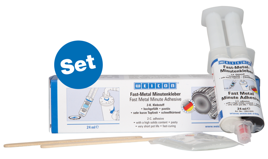Fast-Metal Minutové lepidlo | Tekuté epoxidové lepidlo na kovy