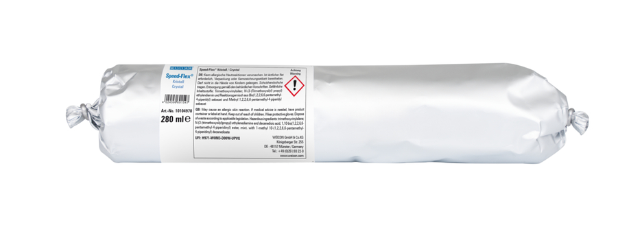 Flex 310 M® Krystal | elastické lepidlo na bázi MS-Polymeru v balení Presspack pro práci bez únavy