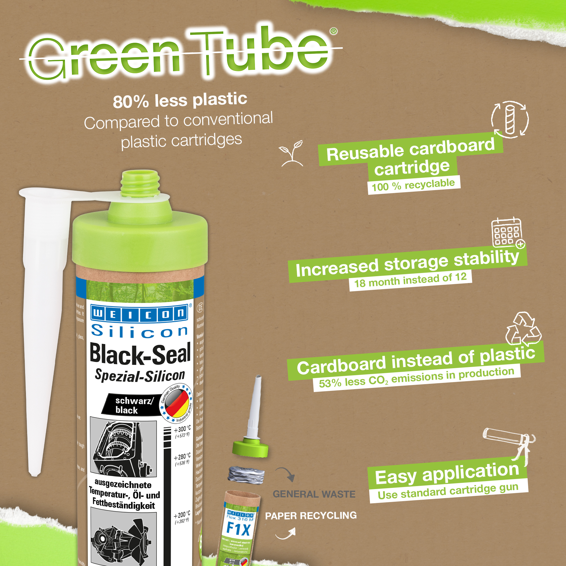Black-Seal | trvale elastické těsnění pro oblasti odolné vůči oleji nebo mastnotě
