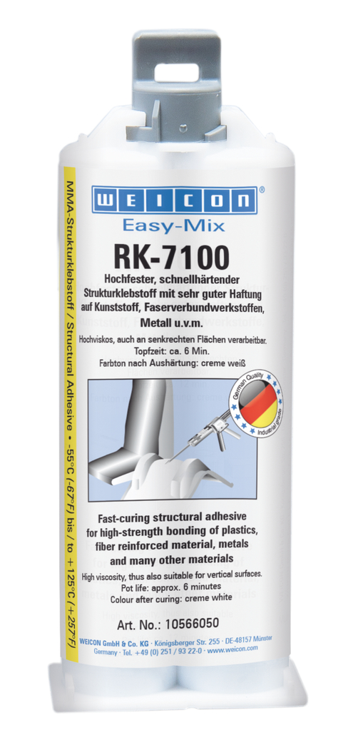 Easy-Mix RK-7100 | strukturní akrylátové lepidlo, rychle vytvrzující