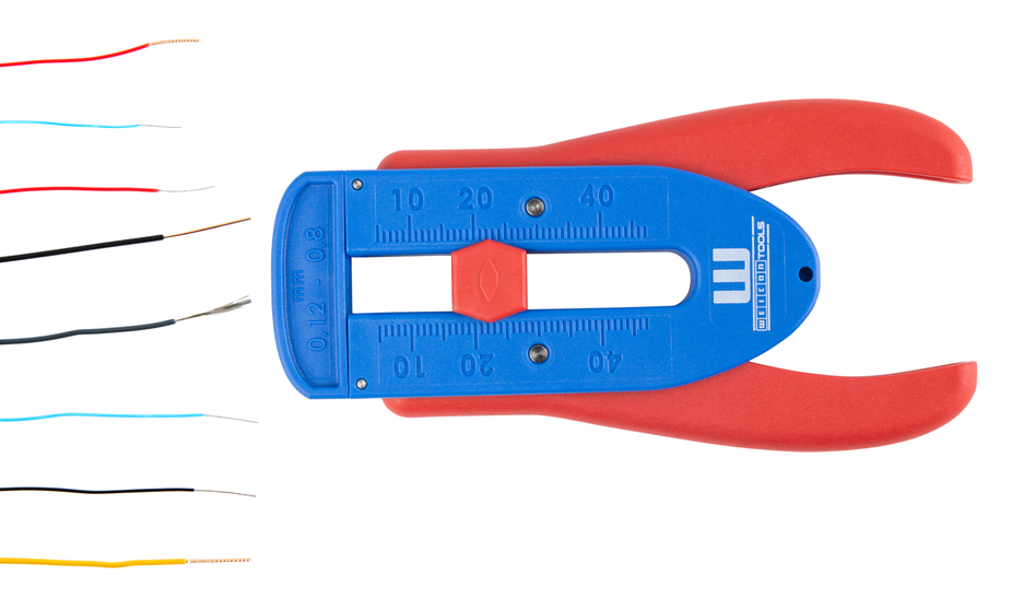 Precizní odizolovač S | pro tenké vodiče a dráty, rozsah odizolování od 0,12 mm - 0,8 mm (36-20 AWG)