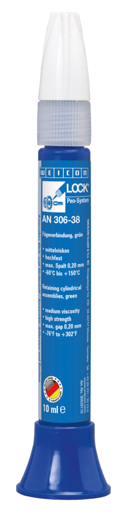WEICONLOCK® AN 306-38 Spojování dílů jako ložiska, hřídele, pouzdra | vysoká pevnost, se schválením pro pitnou vodu WEICONLOCK® AN 306-38 Spojování dílů jako ložiska, hřídele, pouzdra | vysoká pevnost, se schválením pro pitnou vodu