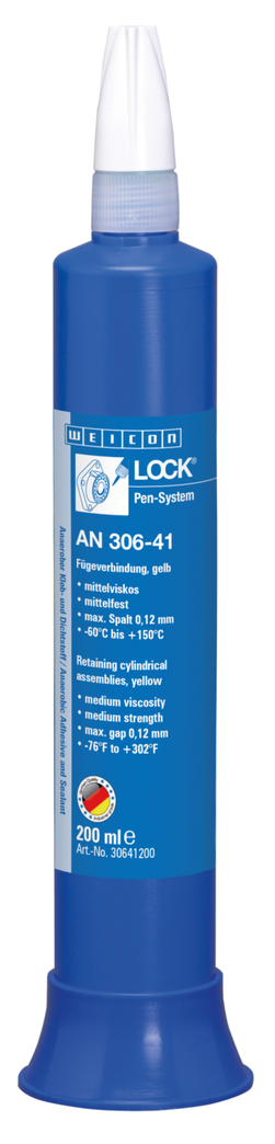 WEICONLOCK® AN 306-41 | pro ložiska, hřídele a pouzdra, střední pevnost, střední viskozita