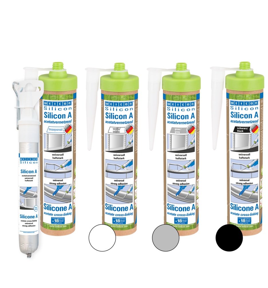 Silikon A | acetoxy-vytvrzovací a fungicidní těsnění
