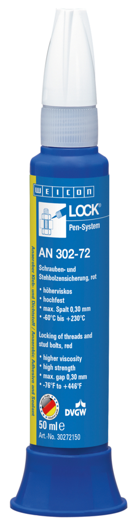 WEICONLOCK® AN 302-72 | vysoká pevnost, vyšší viskozita, se schválením pro pitnou vodu