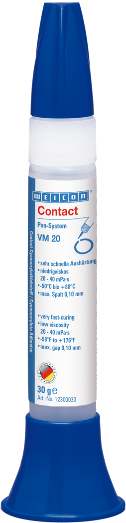 Contact VM 20 | vteřinové lepidlo na kov s nízkou viskozitou