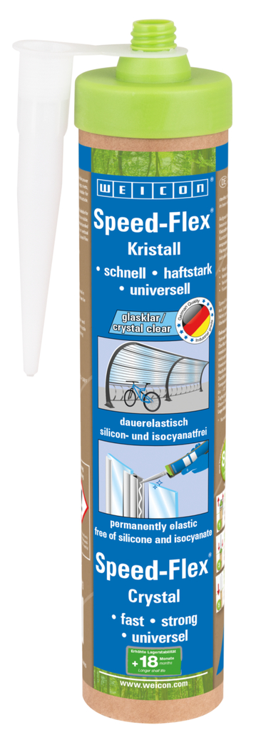 Speed-Flex® Krystal | adhesive and sealant for crystal-clear bonds, based on MS-Polymer
