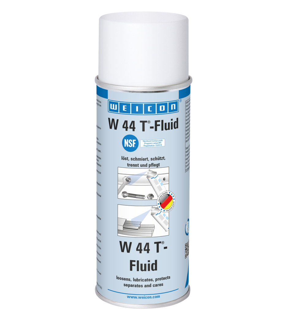 W 44 T®-Fluid | creep a ošetřovací olej pro potravinářský sektor NSF H1