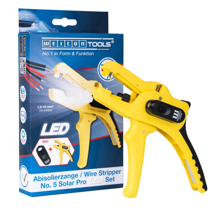 Odizolovací kleště No. 5 Solar Pro sada LED