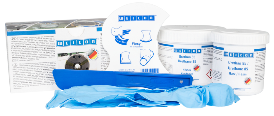 Urethane 85 | Pastovitá polymočovinová opravná a nátěrová hmota, pracovní balíček