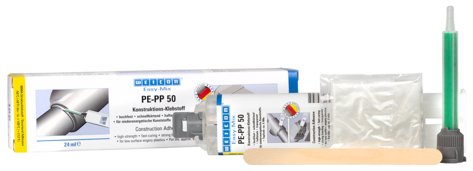Easy-Mix PE-PP 50 Strukturální akrylové lepidlo | konstrukční lepidlo na bázi metylakrylátu pro speciální plasty