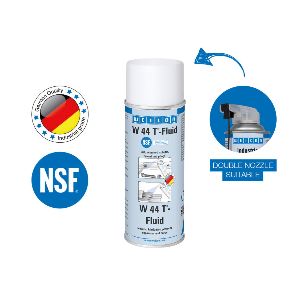 W 44 T®-Fluid | creep a ošetřovací olej pro potravinářský sektor NSF H1