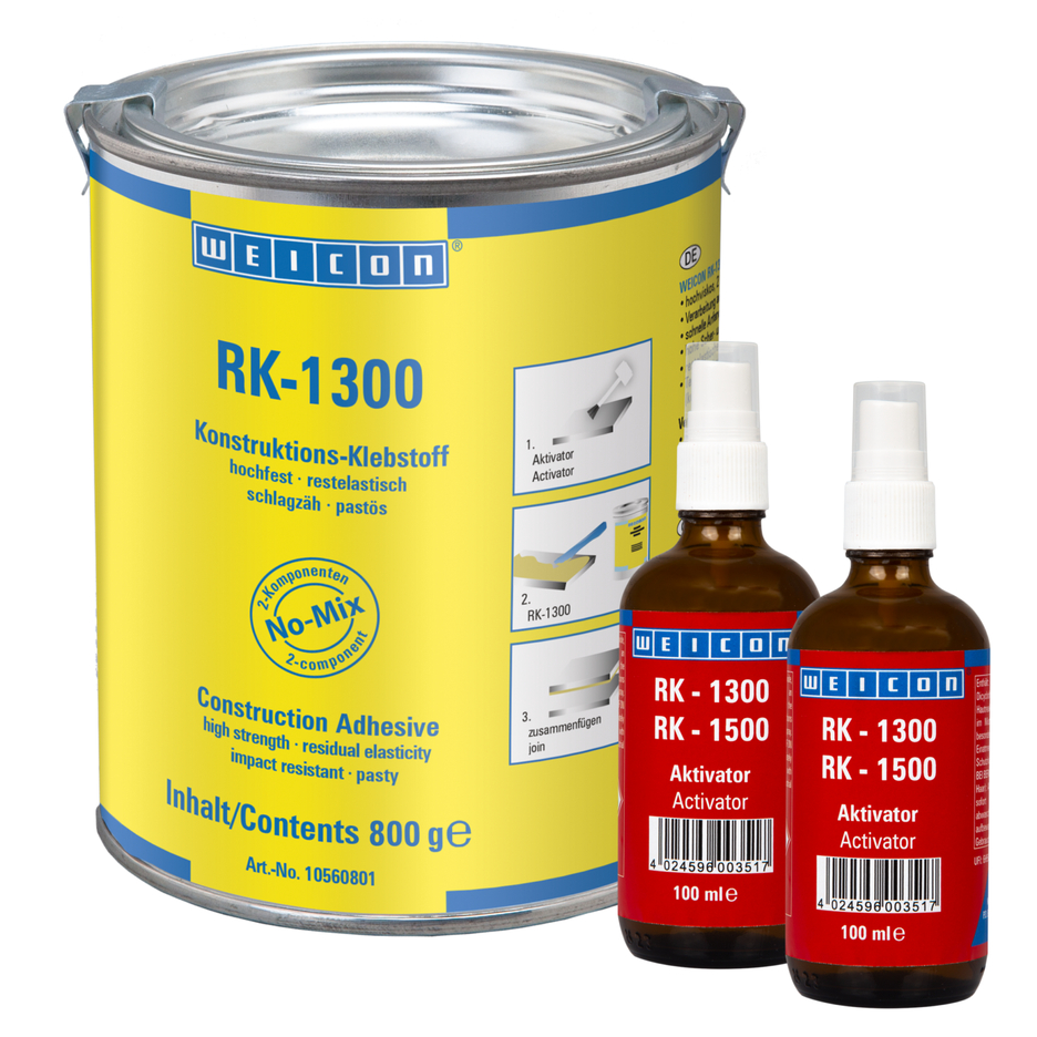 RK-1300 | akrylové strukturální lepidlo, pastovité lepidlo bez míchání