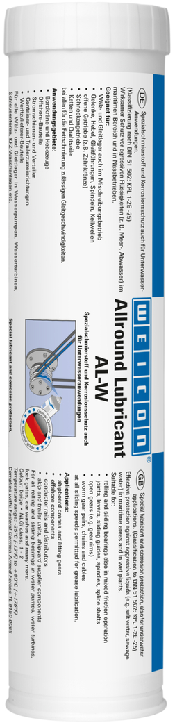 Vysoce výkonné plastické mazivo AL-W | Speciální mazivo také pro podvodní aplikace