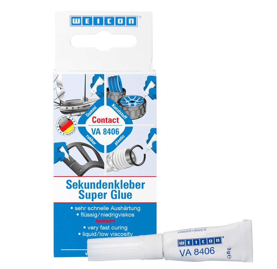 Contact VA 8406. | vteřinové lepidlo pro rychlou fixaci a lepení