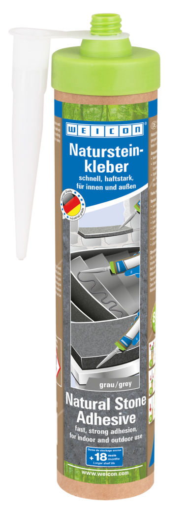 Lepidlo na přírodní kámen WEICON | pro pokládku přírodního kamene, kameniny a keramiky