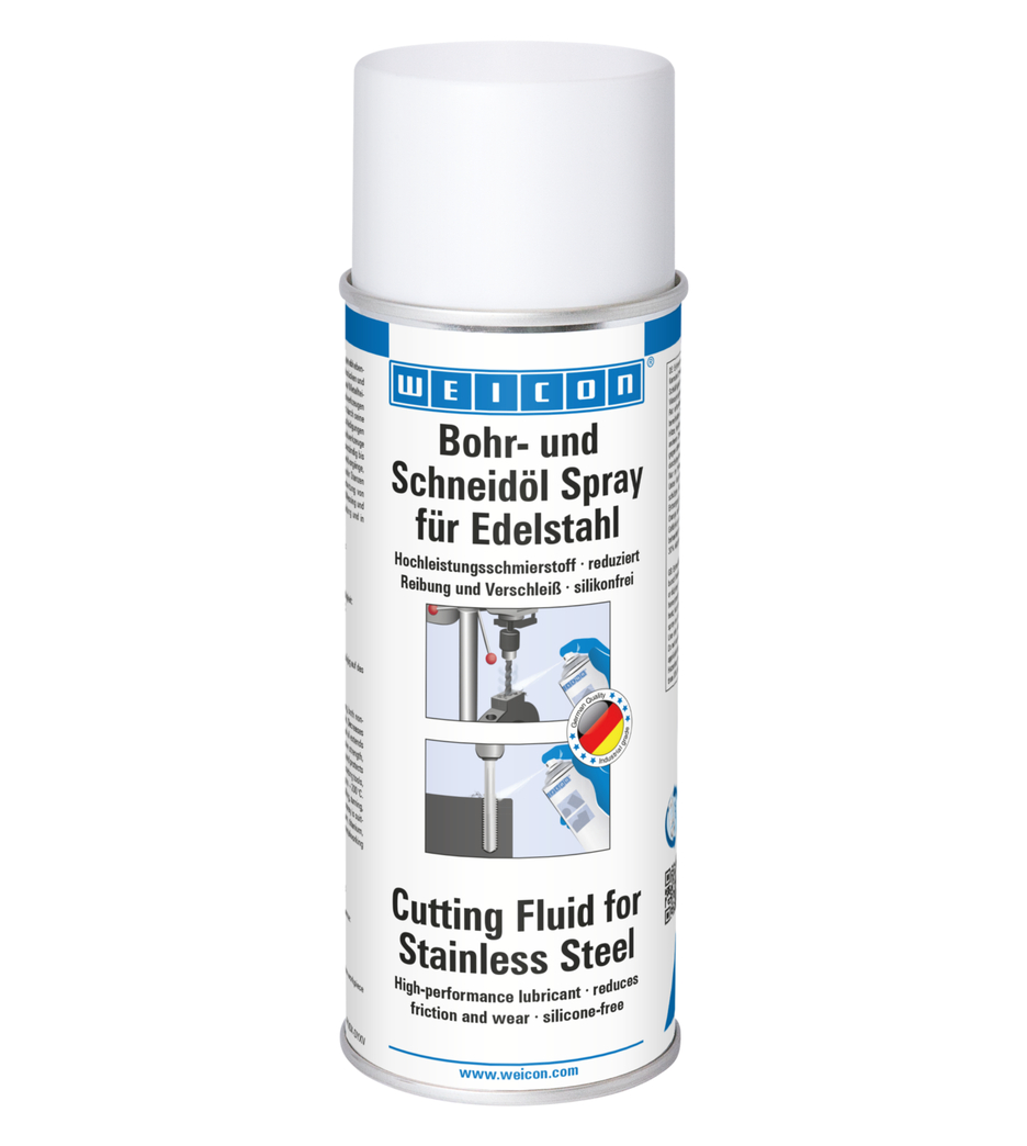 WEICON Řezný olej na nerez | Vysoce výkonné mazivo pro obrábění kovů