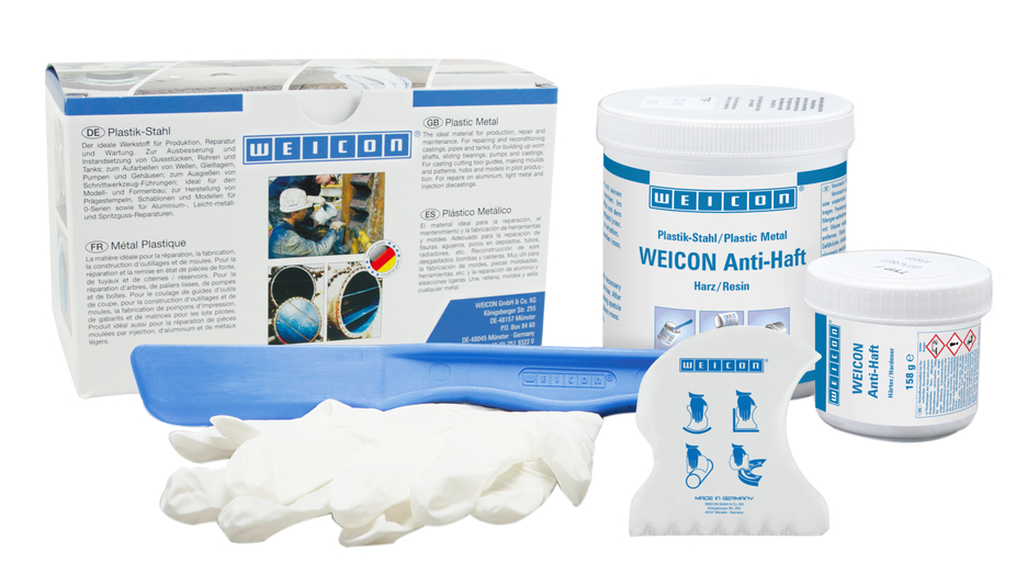 WEICON Anti-Stick | stříkatelný systém epoxidové pryskyřice pro ochranu proti opotřebení s nepřilnavými vlastnostmi