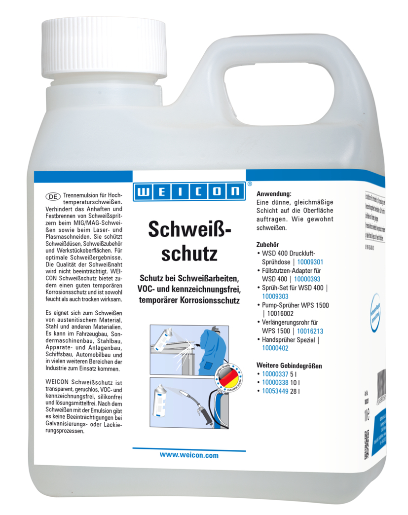 Ochrana při svařování | Bezpečná ochrana bez obsahu těkavých organických látek, pro svařovací aplikace Ochrana při svařování | Bezpečná ochrana bez obsahu těkavých organických látek, pro svařovací aplikace