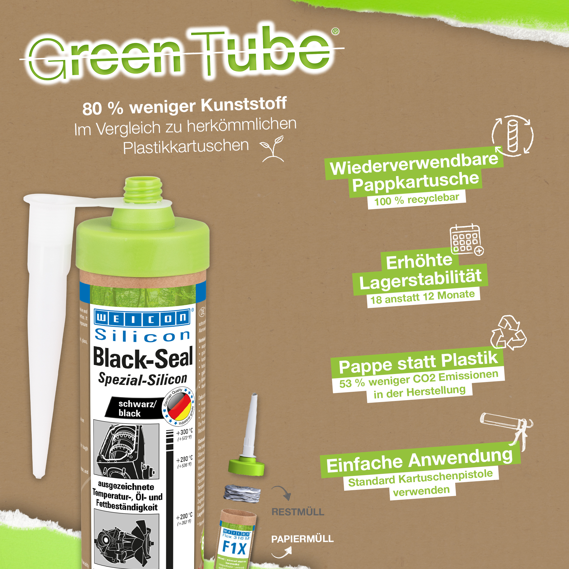 Black-Seal | trvale elastické těsnění pro oblasti odolné vůči oleji nebo mastnotě