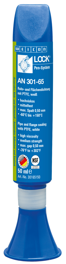 WEICONLOCK® AN 301-65 | s PTFE, střední pevnost, se schválením pro pitnou vodu