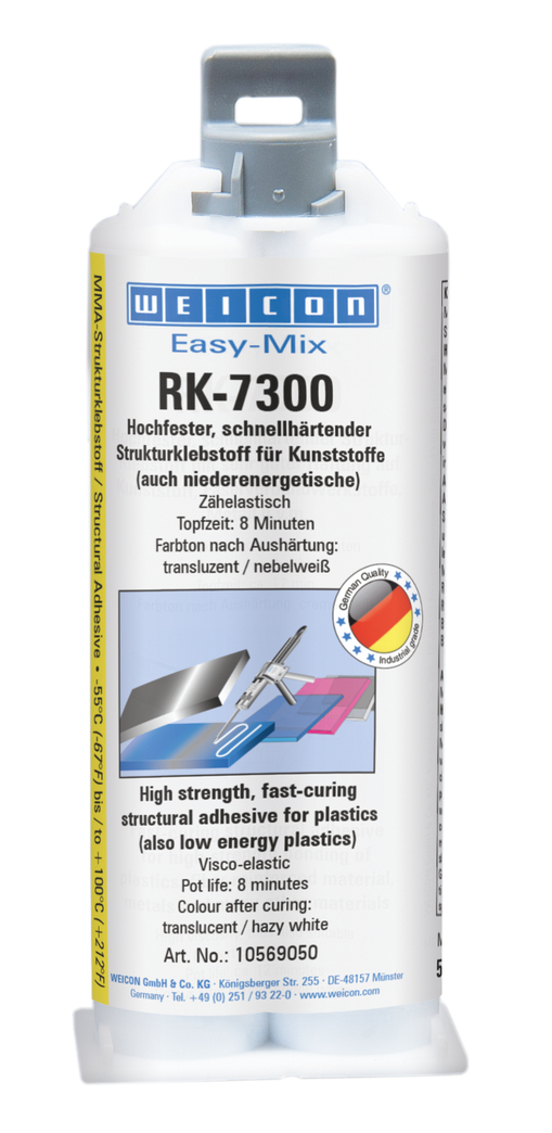 Easy-Mix RK-7300 | strukturální akrylátové lepidlo pro plasty s nízkou povrchovou energií