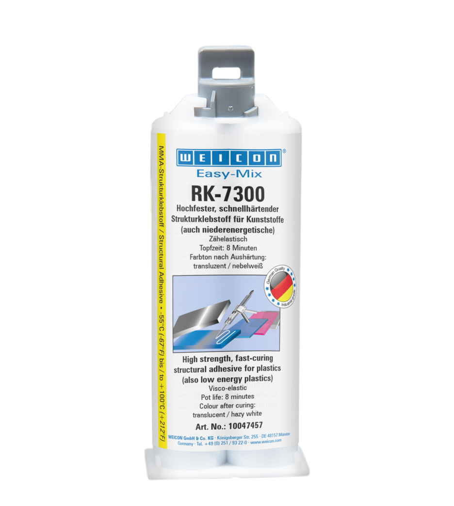 Easy-Mix RK-7300 | strukturální akrylátové lepidlo pro plasty s nízkou povrchovou energií